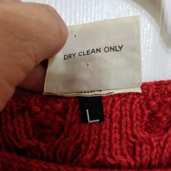 Connemara Knit Wear Orange Merino wool Sweater. - Picture 4 of 4